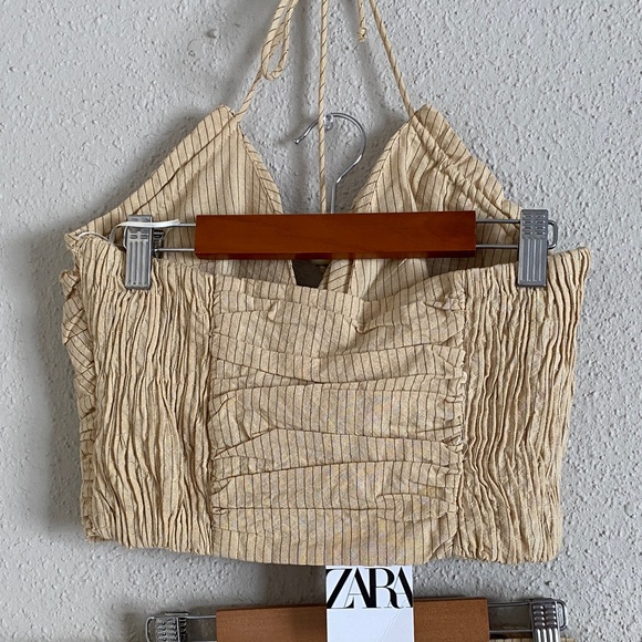 Zara Beige Mini Skirt Set - Picture 7 of 12